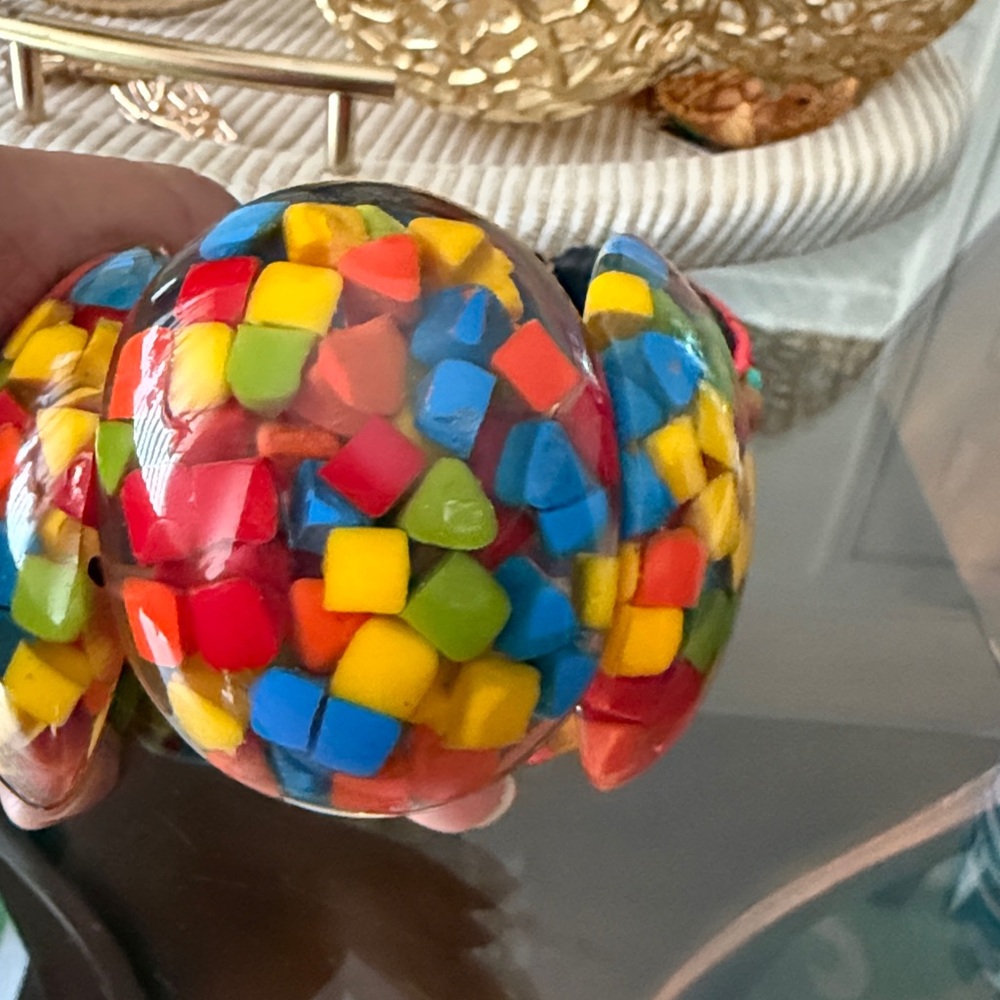 Colorful Mosaic and Beaded Bracelets - Picture 5 of 5